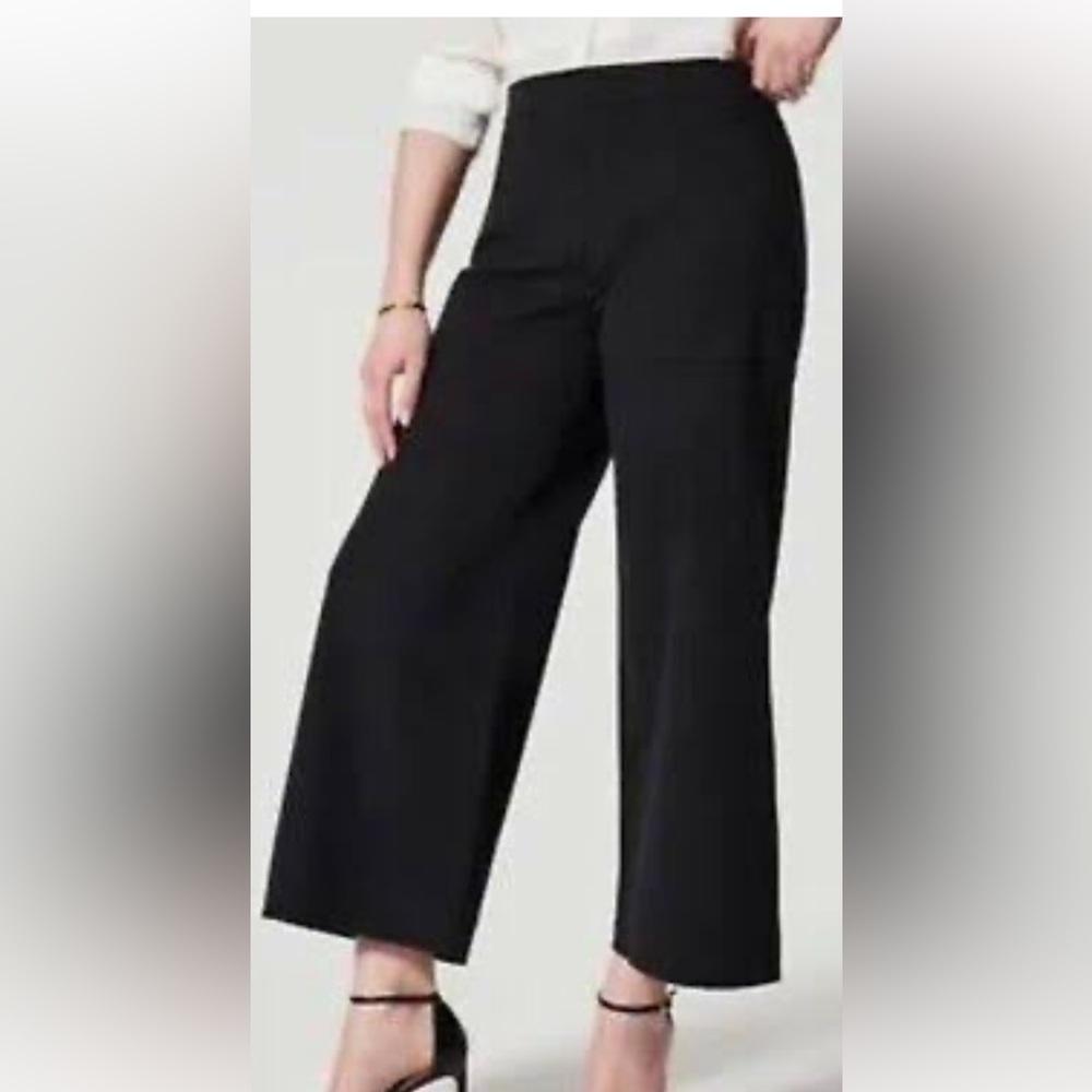 SPANX Elegant White Wide-Leg Trousers